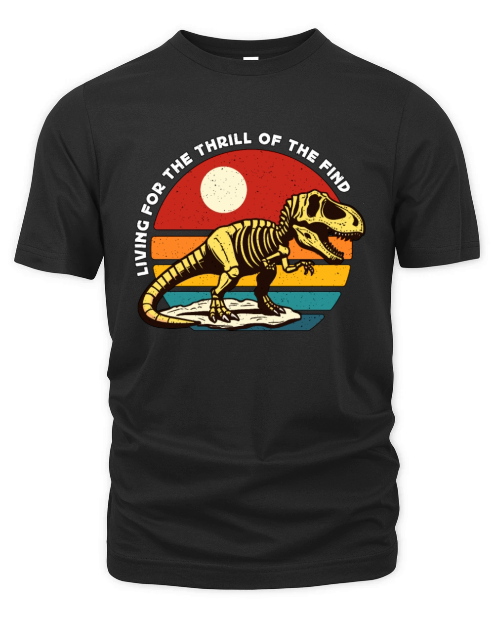 Paleontology Living For The Thrill Fossil Hunter Organic Unisex T-shirt