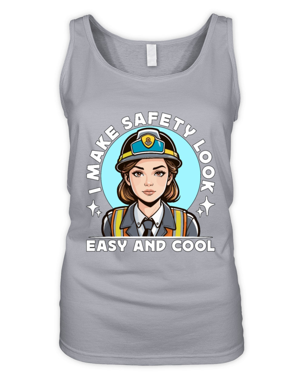 Safety Officer I Make Safety Look Easy Enforcement Organic Women's Tank Top