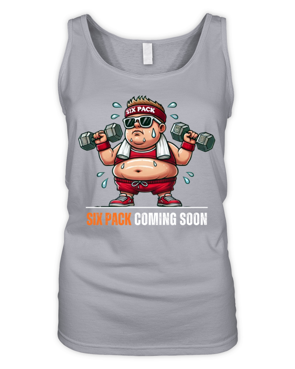 Six Pack Coming Soon - Funny Gym Organic Women's Tank Top