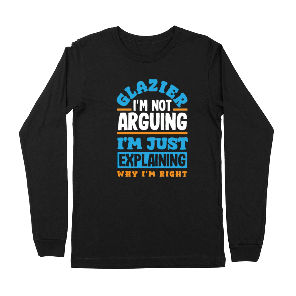 Funny Glazier Gift Premium Long Sleeve