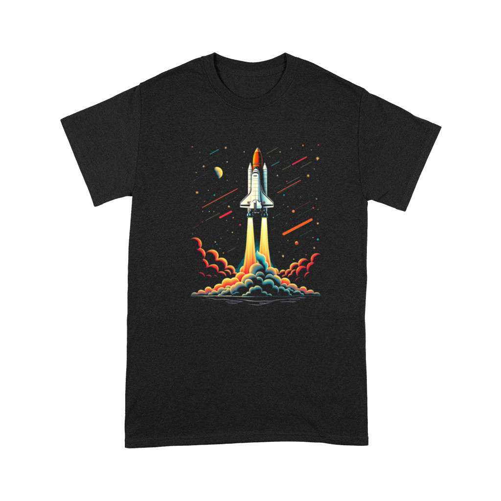 Rocket Start In Space Premium T-shirt