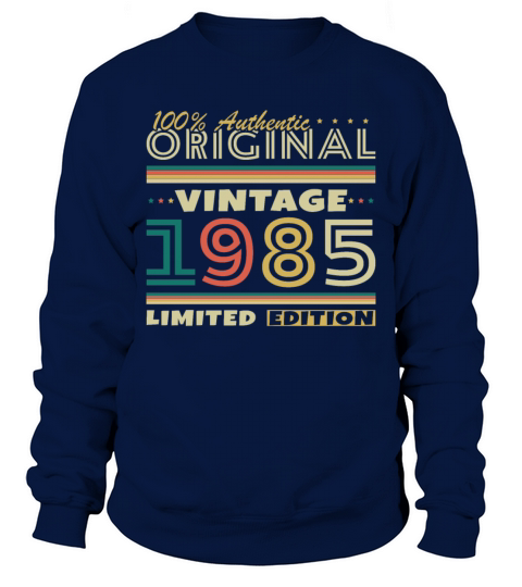 40 Years 1985 Vintage Retro Birthday Gift Sweatshirt Unisex