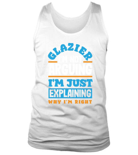 Funny Glazier Gift Tank Top Unisex