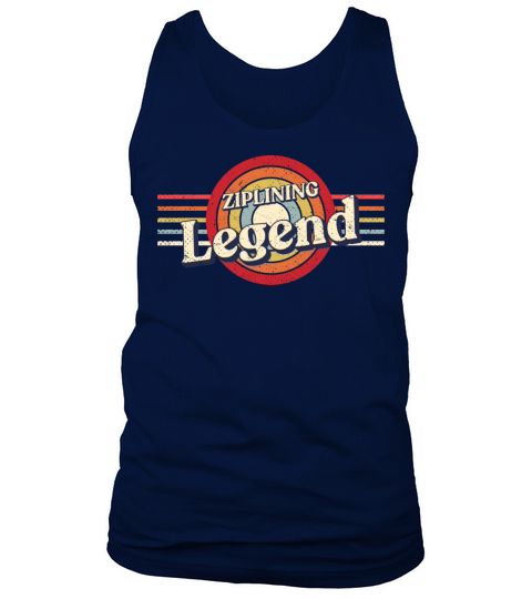 Ziplining Legend Zipline Funny Zipliner Humor Spor Tank Top Unisex