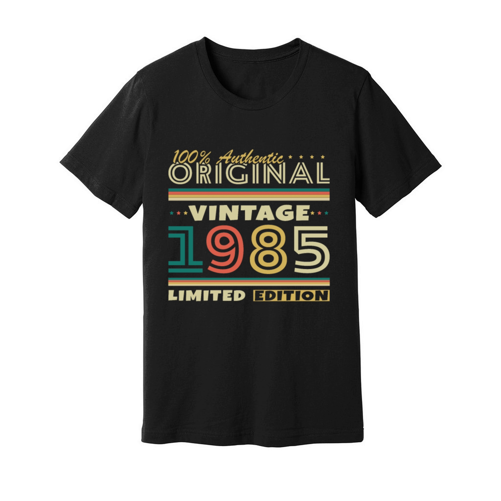 40 Years 1985 Vintage Retro Birthday Gift Unisex Jersey Tee