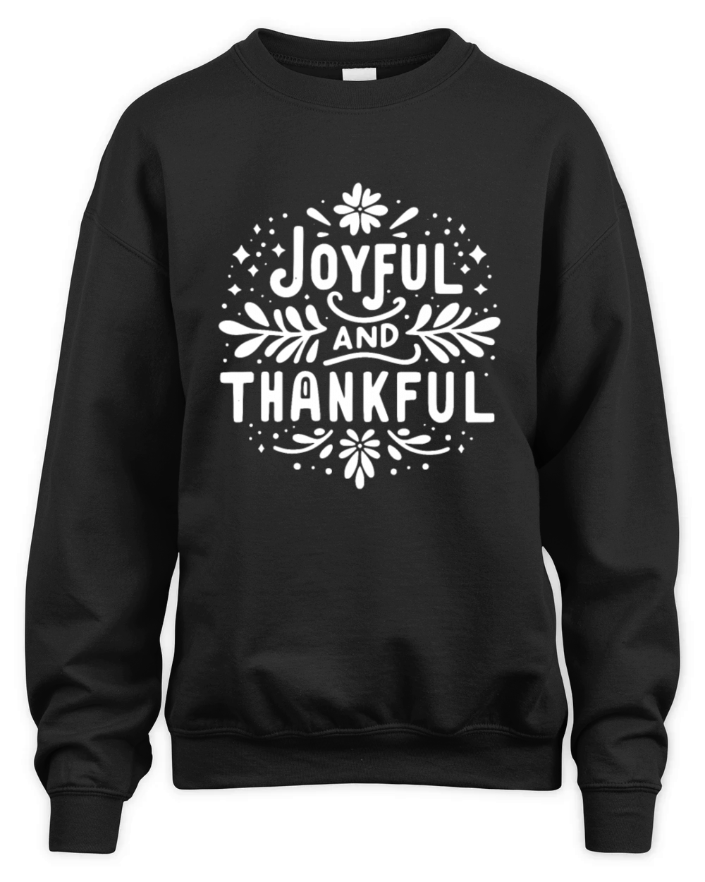 Joyful and Thankful Unisex Premium Crewneck Sweatshirt