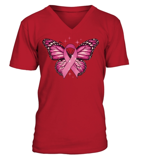Breast Cancer Awareness V-Neck T-shirt