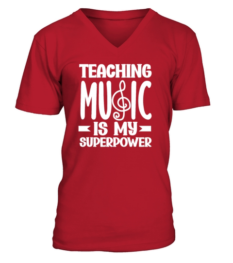 Funny Teacher Gift V-Neck T-shirt