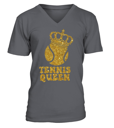 Funny Tennis Player Racket Tennis V-Neck T-shirt