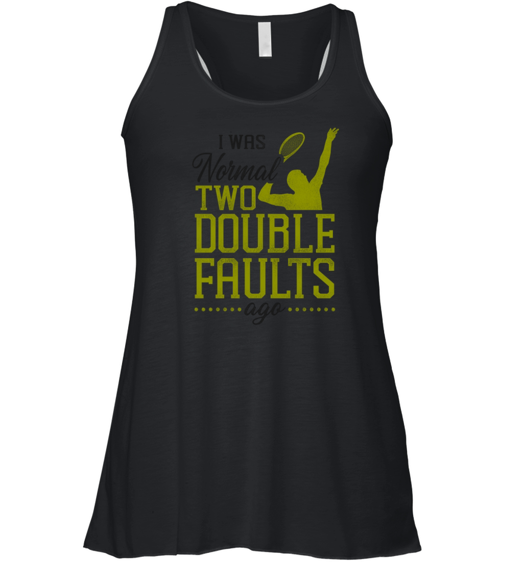 Funny Tennis Player Racket I Was Women's Flowy Tank Top