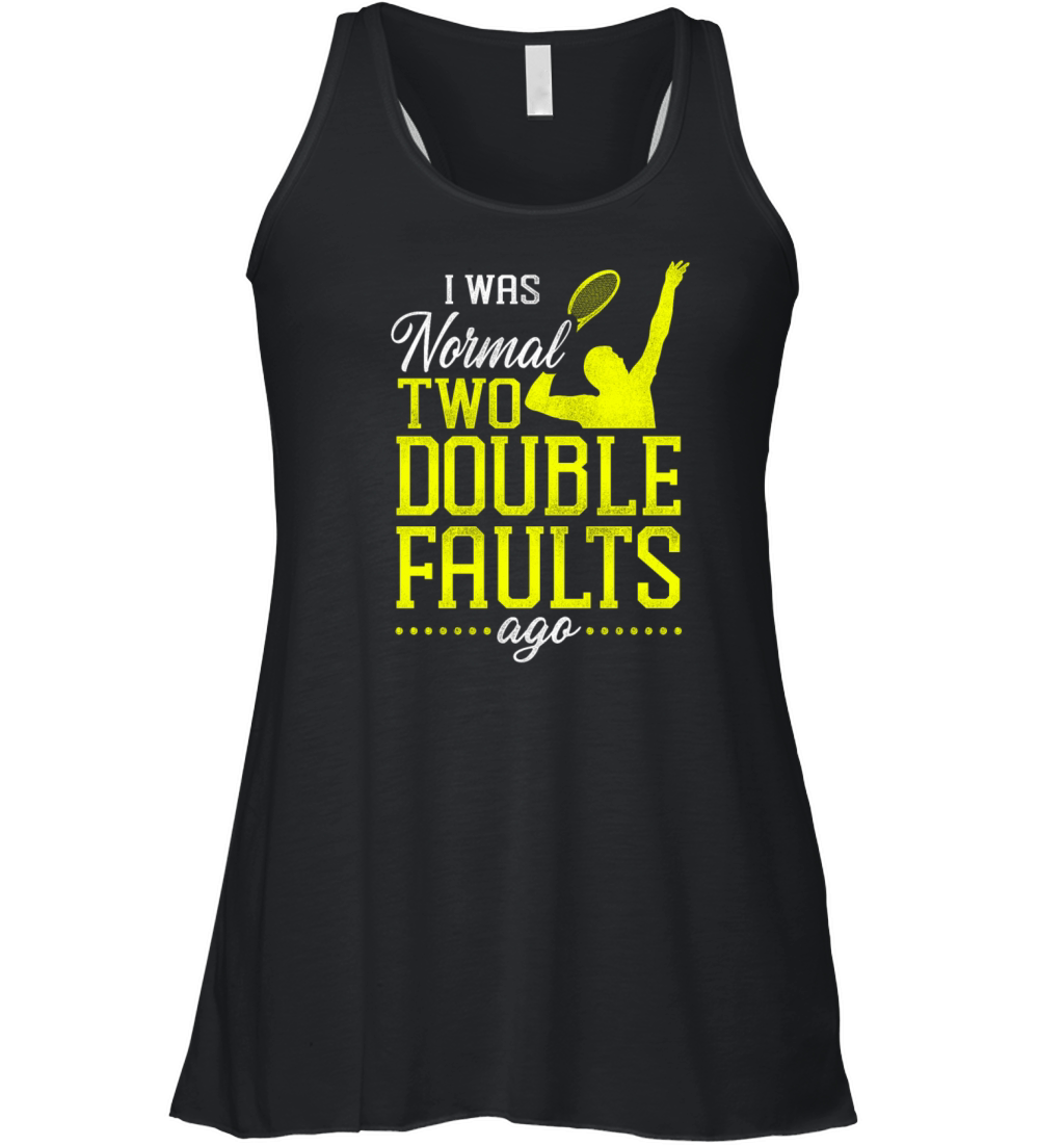 Funny Tennis Player Racket I Was Women's Flowy Tank Top