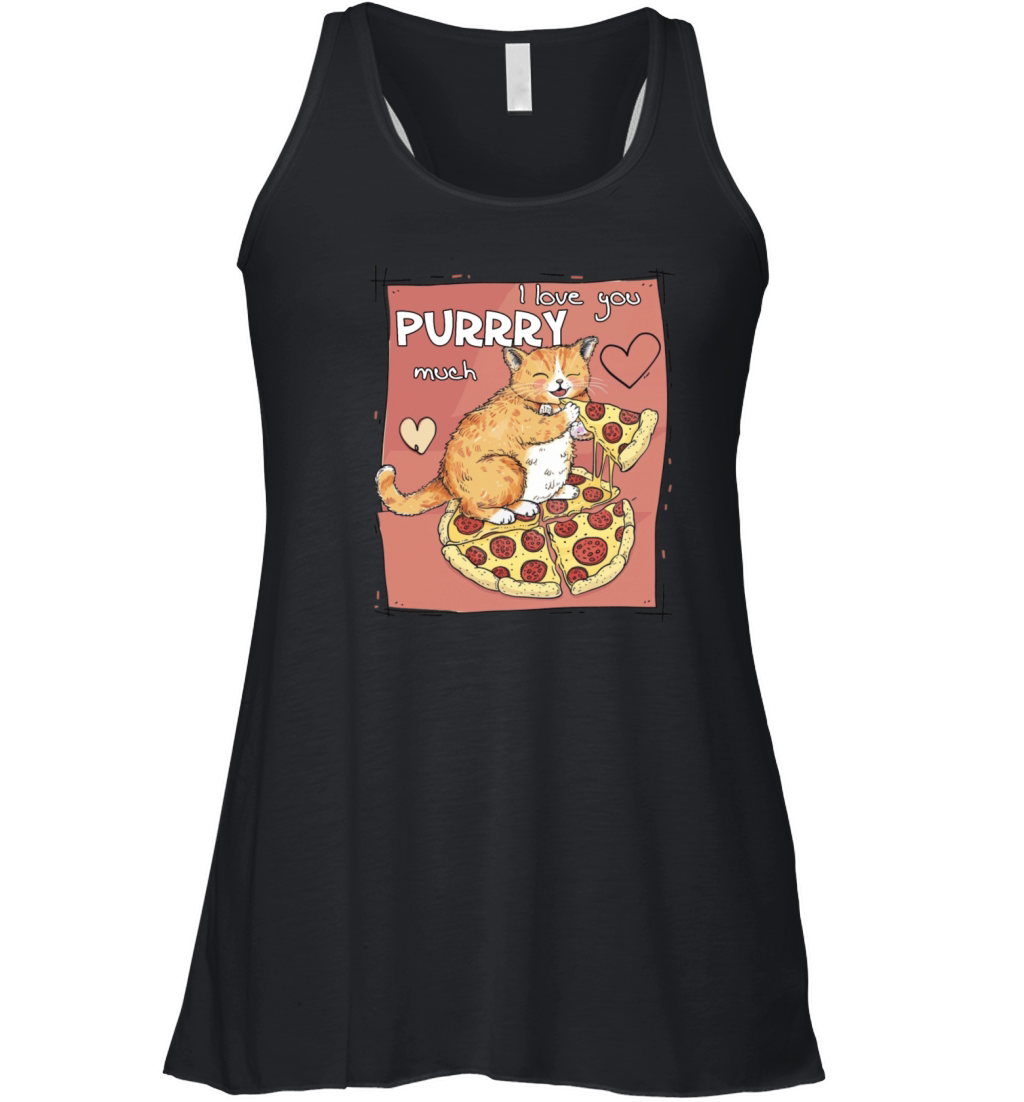 I Love You Purrry Much Women's Flowy Tank Top