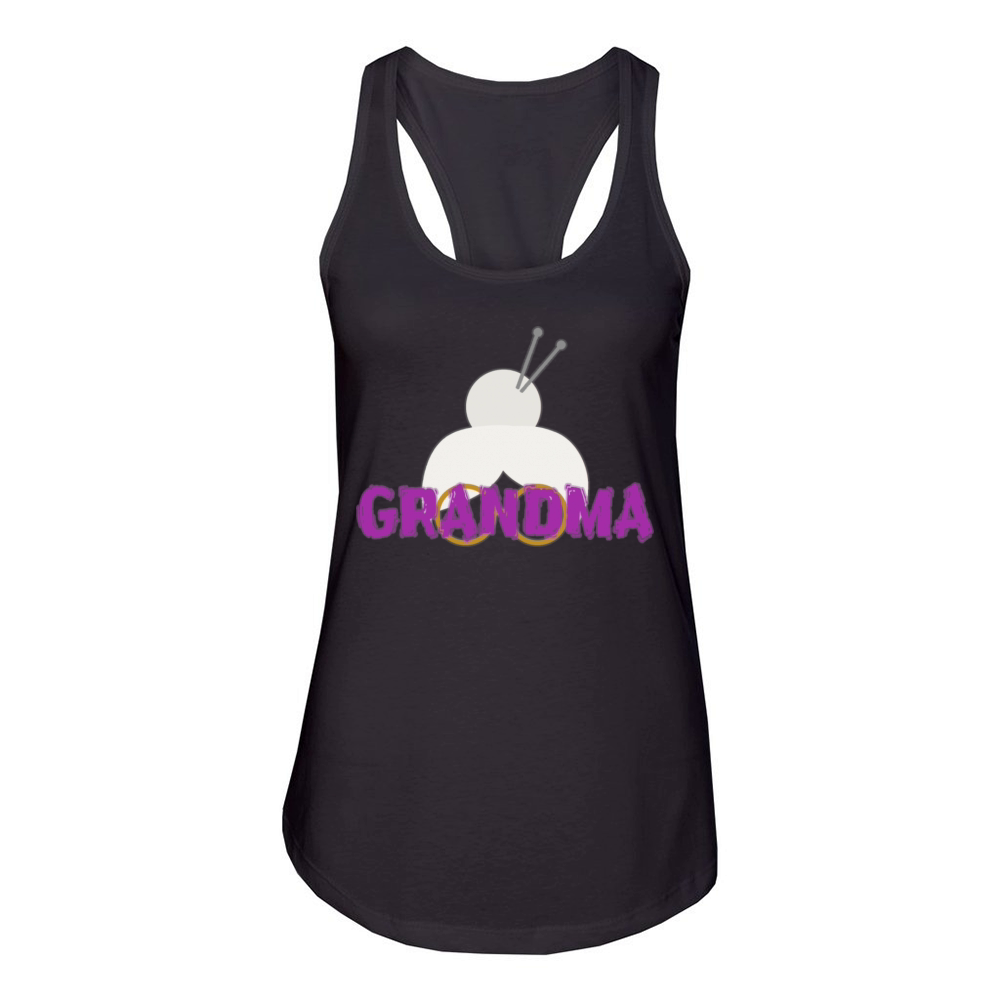Dedicated to all grandmas Women's Racerback Tank