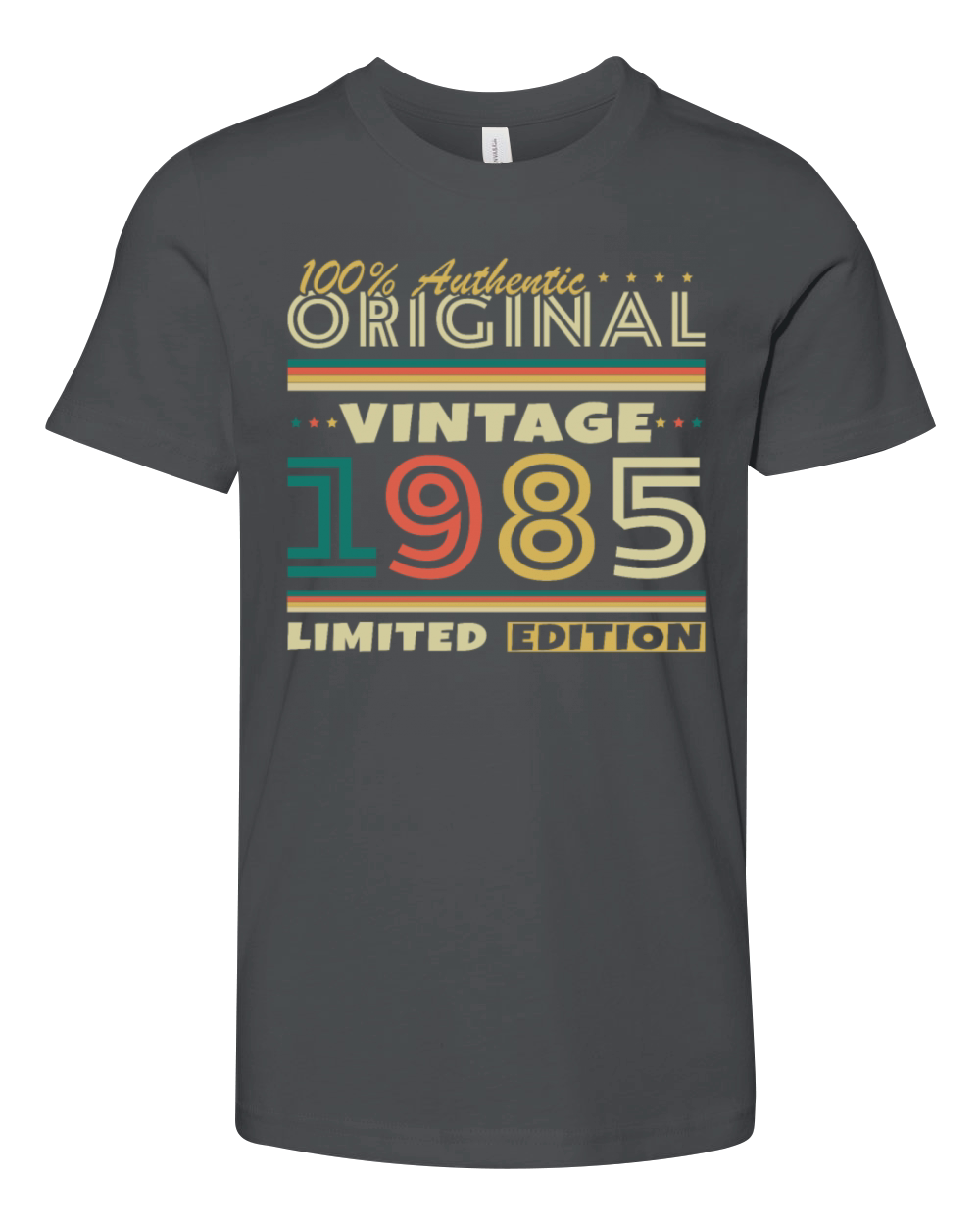 40 Years 1985 Vintage Retro Birthday Gift Youth Unisex Jersey Tee