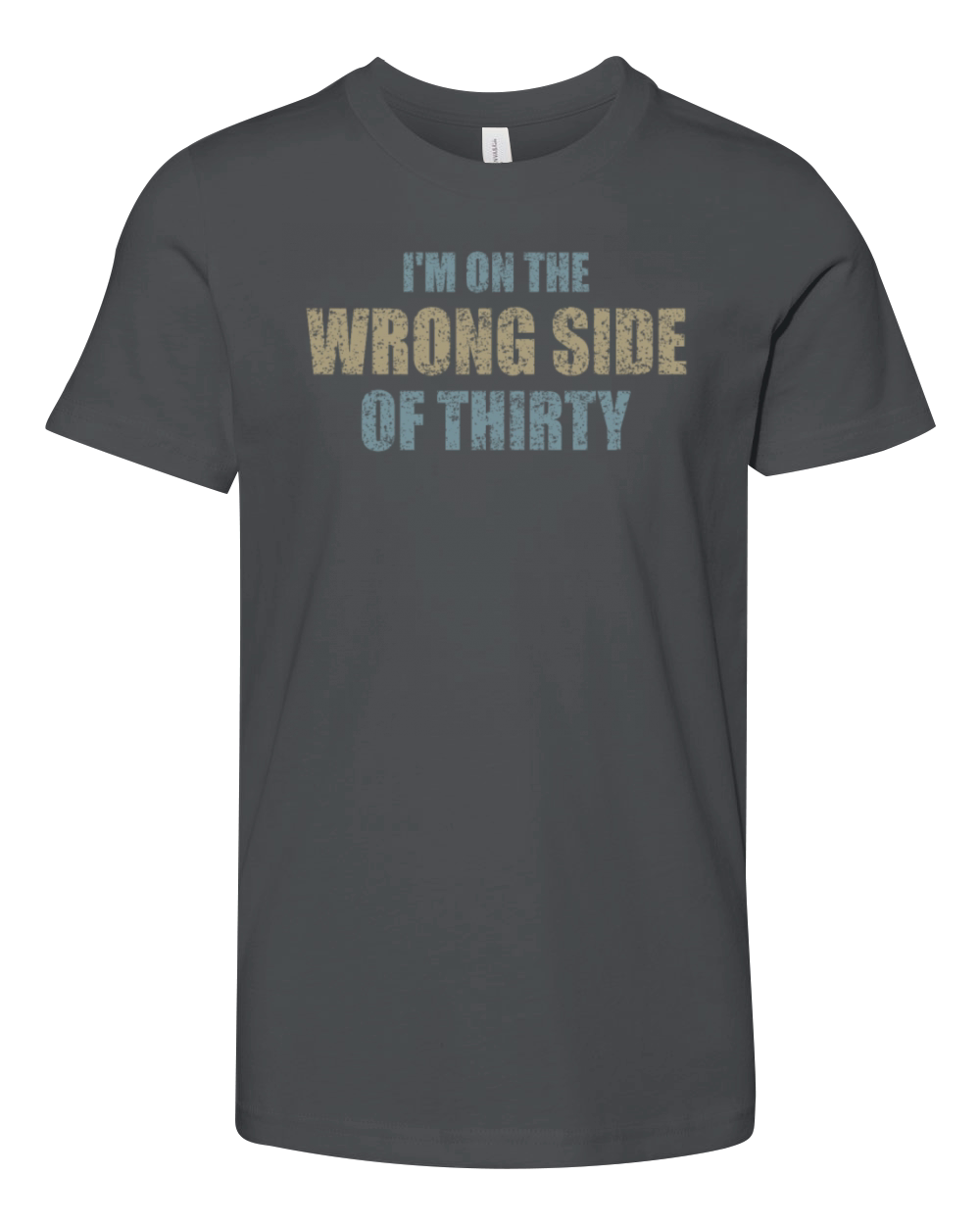 For A Birthday For Over 30 Wrong Side Of Thirty Youth Unisex Jersey Tee