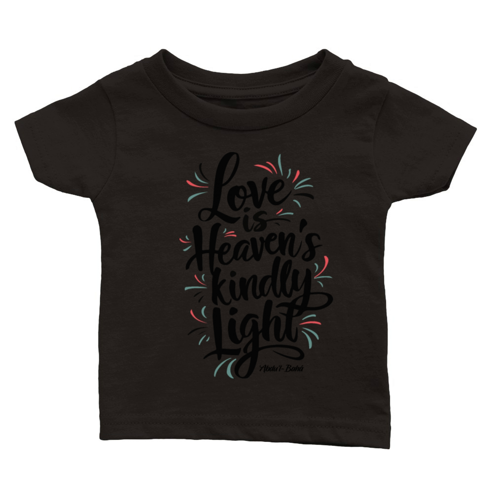 Love is Heaven’s Kindly Light - Bahai Faith Classic Baby Crewneck T-shirt