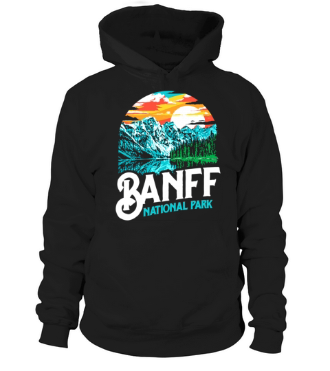 Banff National Park Lake Louise Canada Vintage Hoodie Unisex