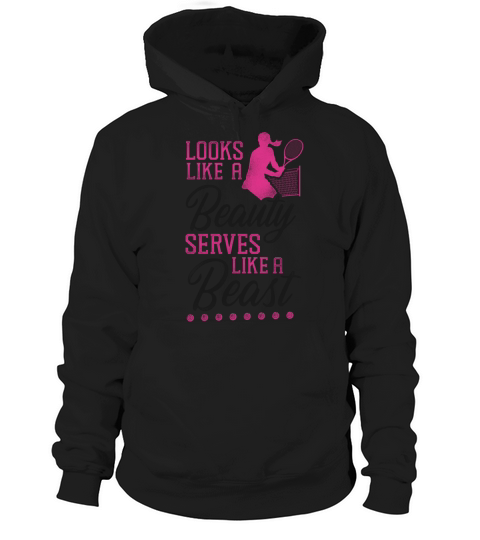 Funny Tennis Player Racket Girl Hoodie Unisex