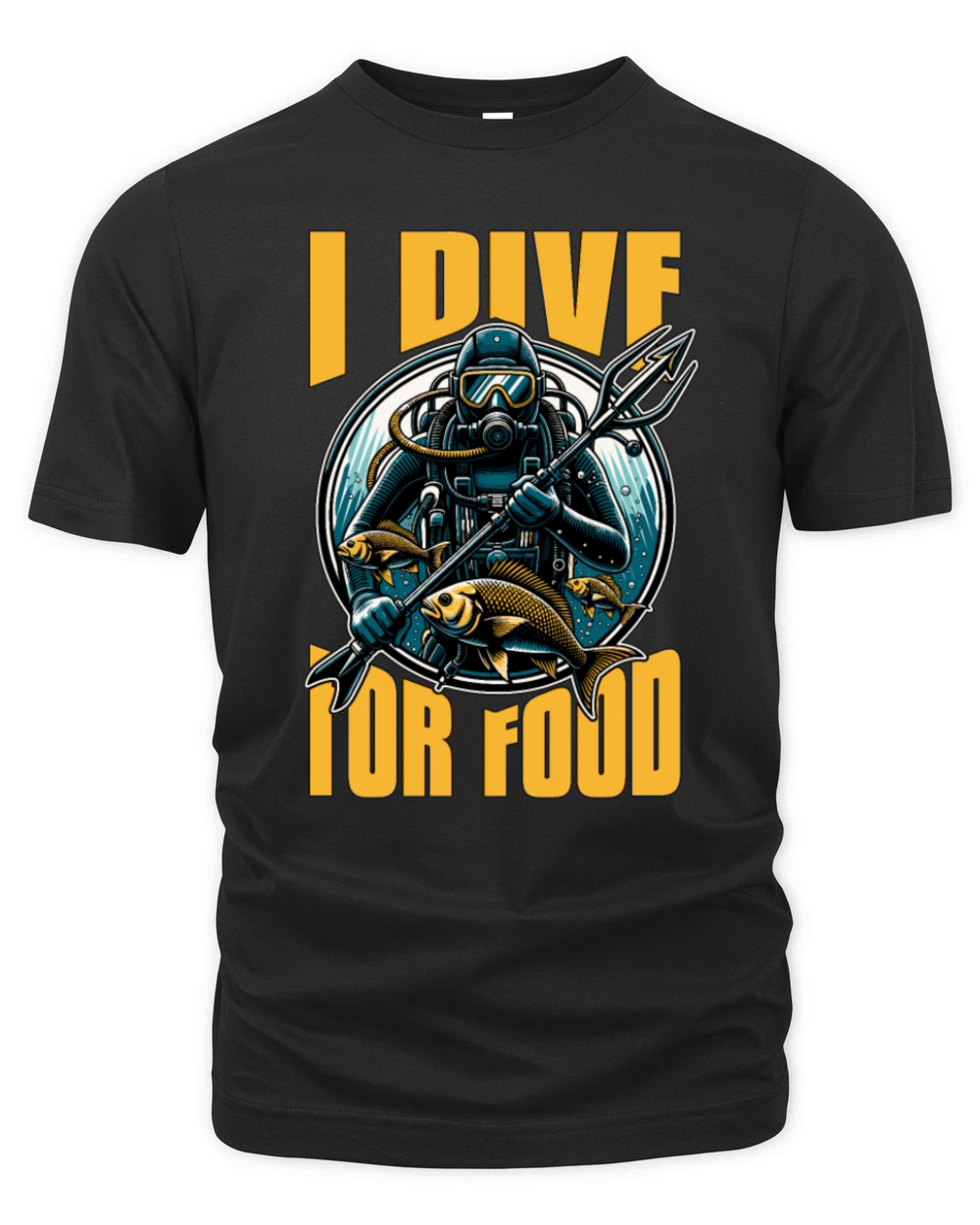 Spearfishing I Dive For Food Fishing Enthusiast Organic Unisex T-shirt