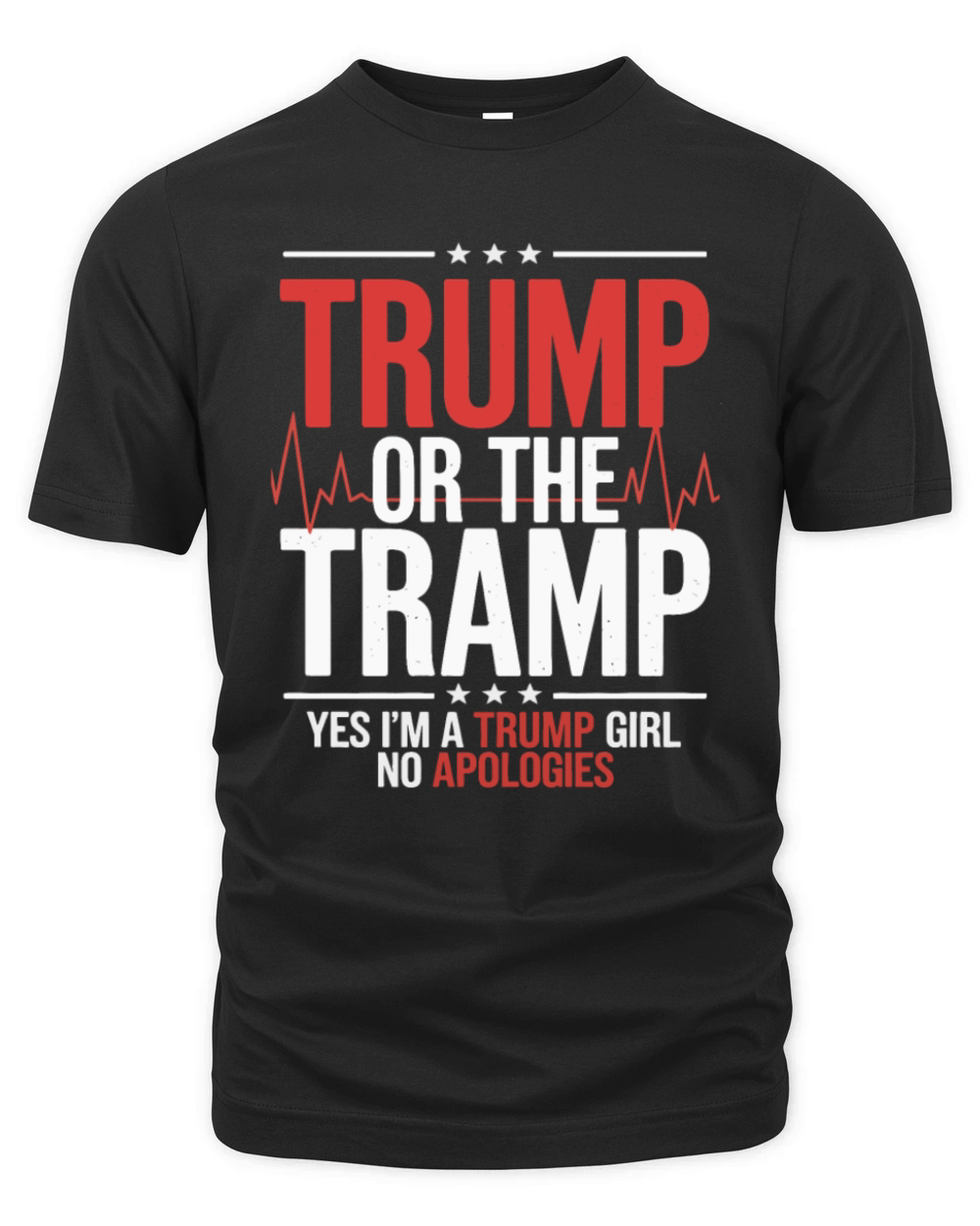 Trump or the Tramp Patriot Humor Trump Vance Vote Organic Unisex T-shirt