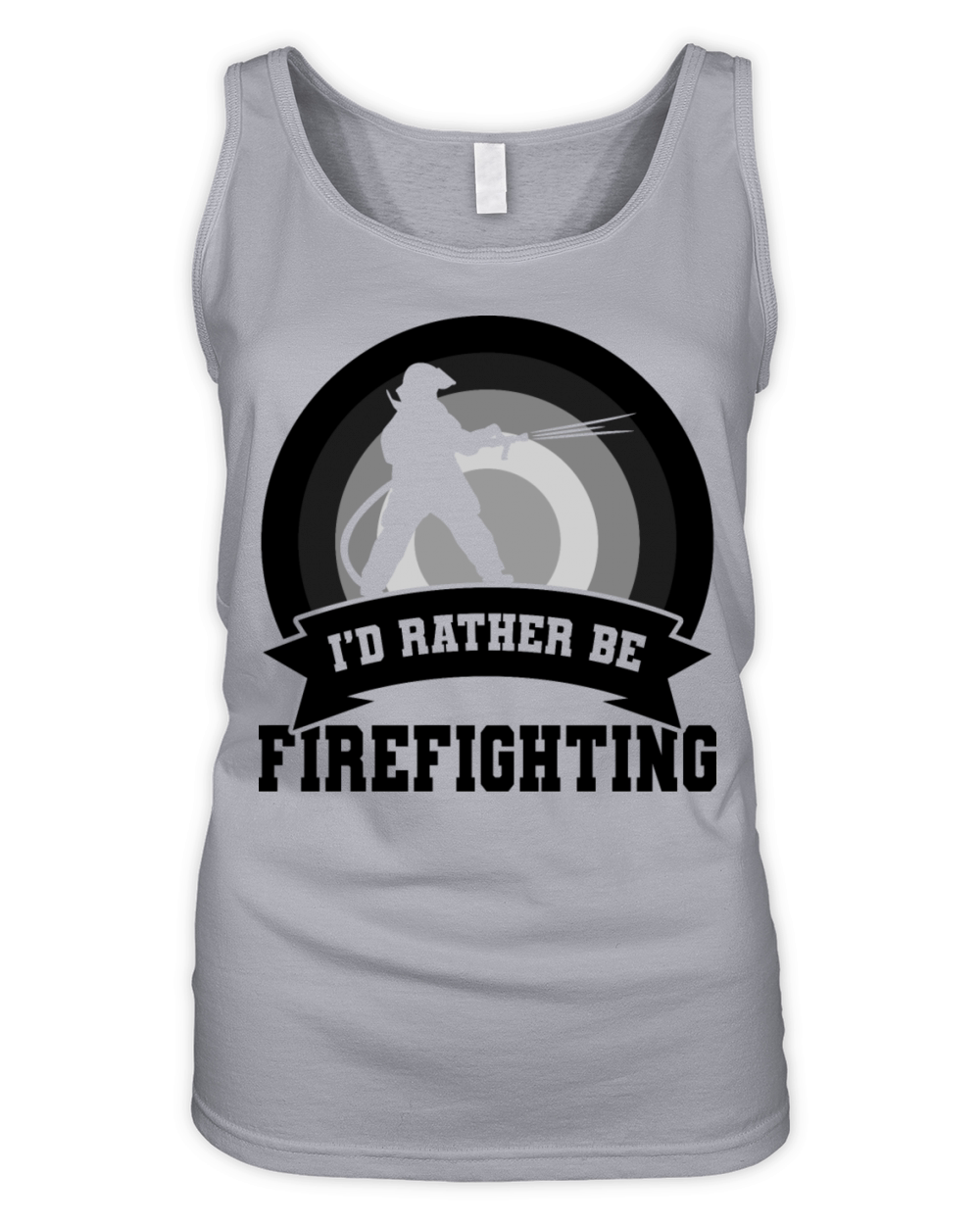 Firefighter Saying Organic Women's Tank Top