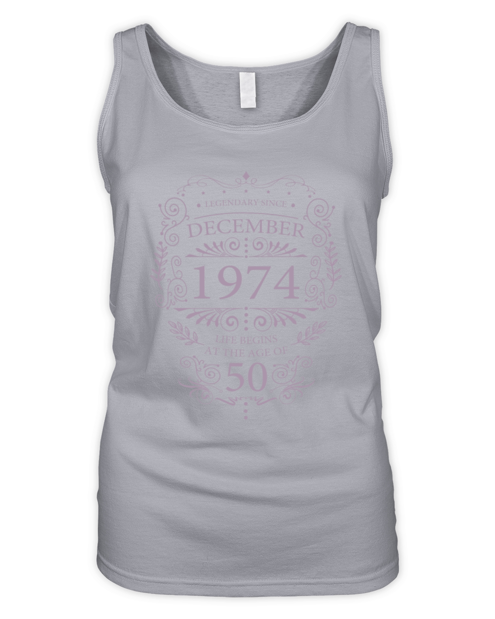 Legendary since December 1974 Birthday Ornament Organic Women's Tank Top