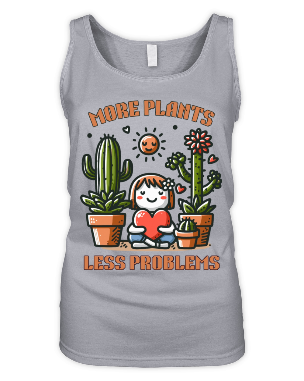 More Plants Less Problems Organic Women's Tank Top