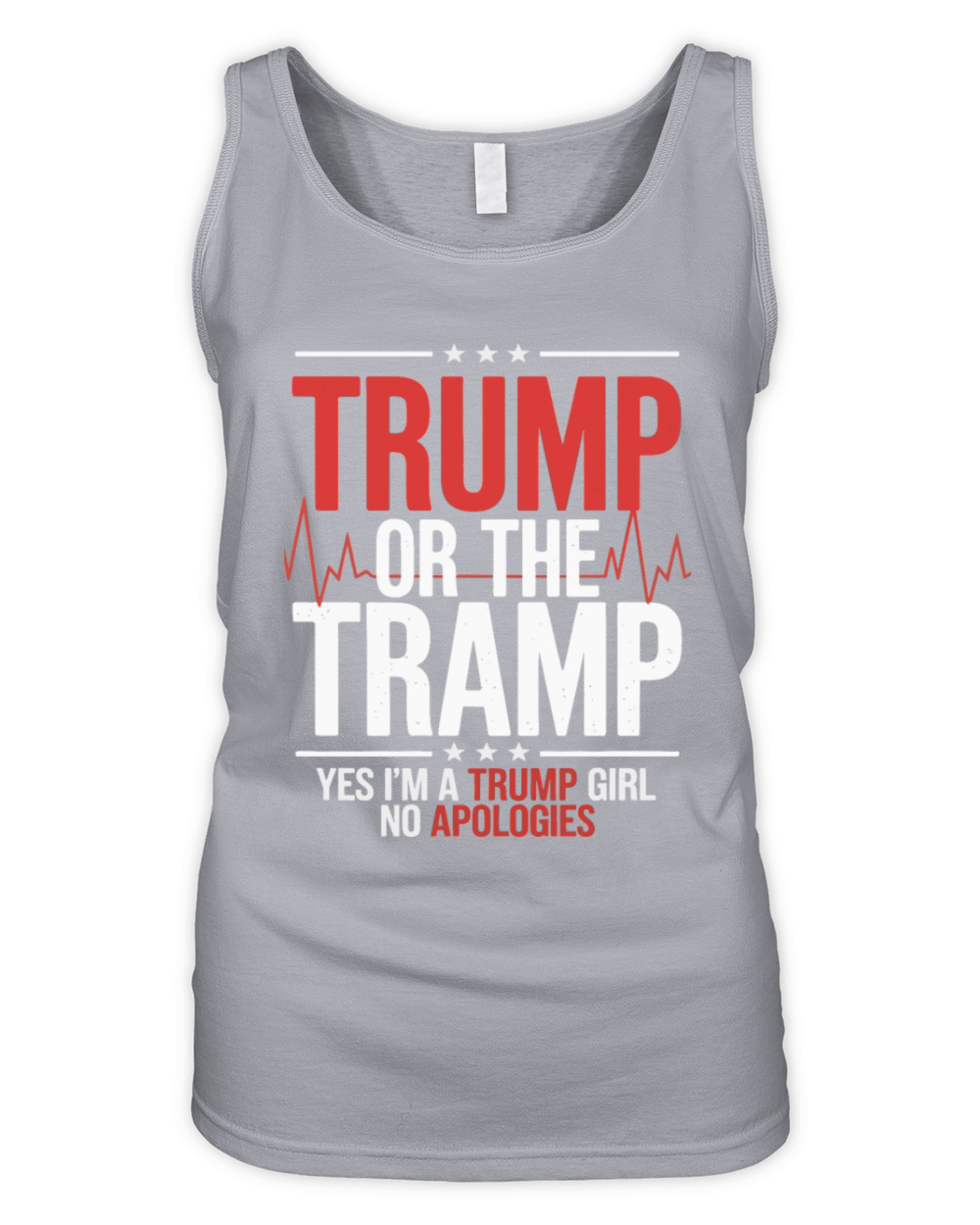Trump or the Tramp Patriot Humor Trump Vance Vote Organic Women's Tank Top