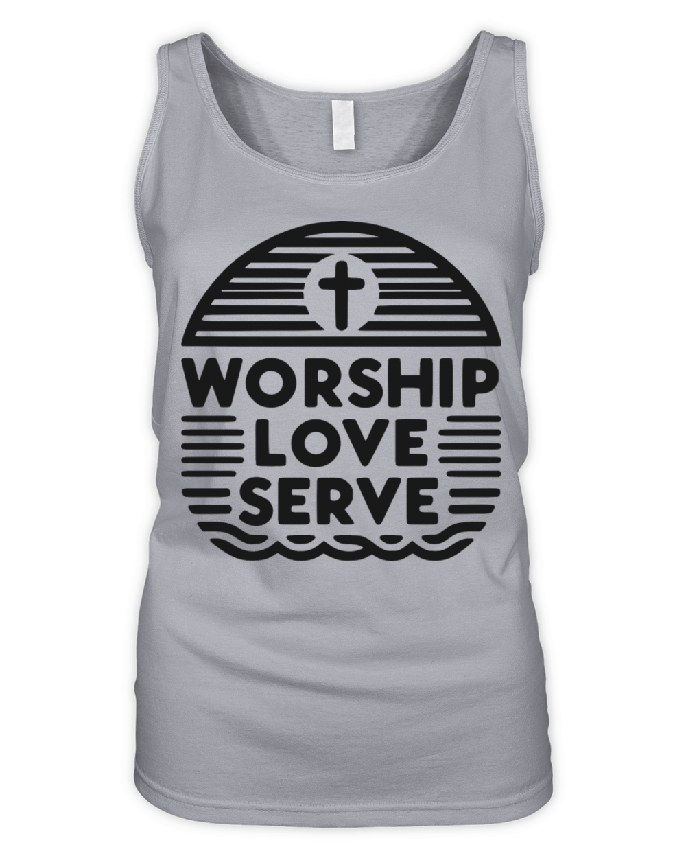 Worship Love Serve Organic Women's Tank Top