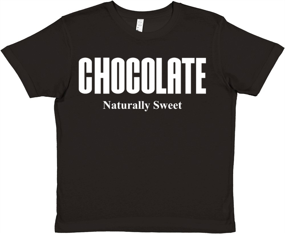 Chocolate Natural Sweet Premium Kids Crewneck T-shirt