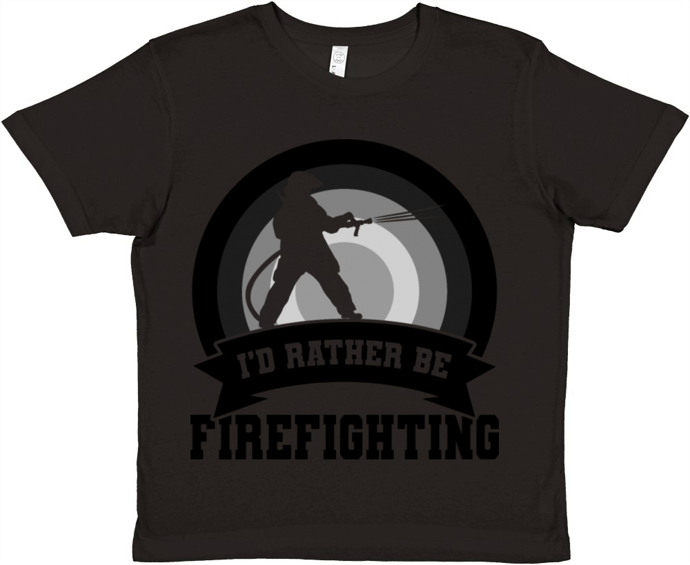Firefighter Saying Premium Kids Crewneck T-shirt