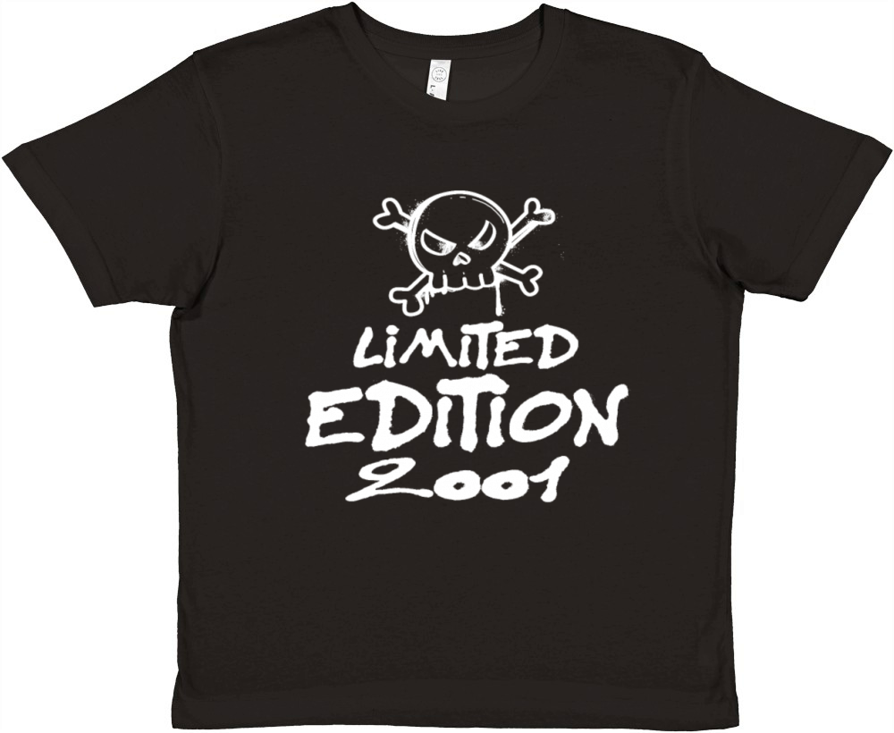 Limited Edition 2001 Birthday 2001 Born Premium Kids Crewneck T-shirt