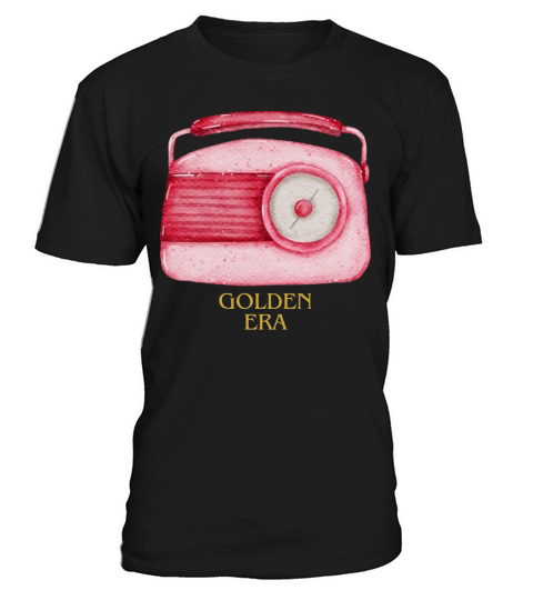 Vintage Radio Design with Golden Era T-Shirt Unisex