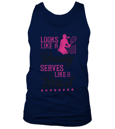 Funny Tennis Player Racket Girl Tank Top Unisex