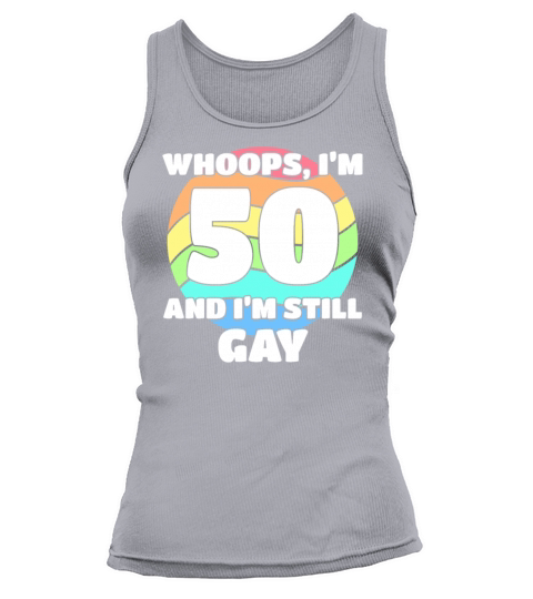 Funny Gay Pride - 50th Birthday 50 BDay Lesbian Tank top Woman