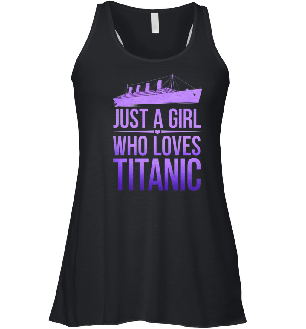 Just a Girl Who Loves Titanic Women's Flowy Tank Top