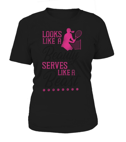 Funny Tennis Player Racket Girl Women's T-Shirt