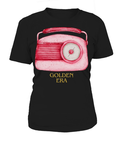 Vintage Radio Design with Golden Era Women's T-Shirt