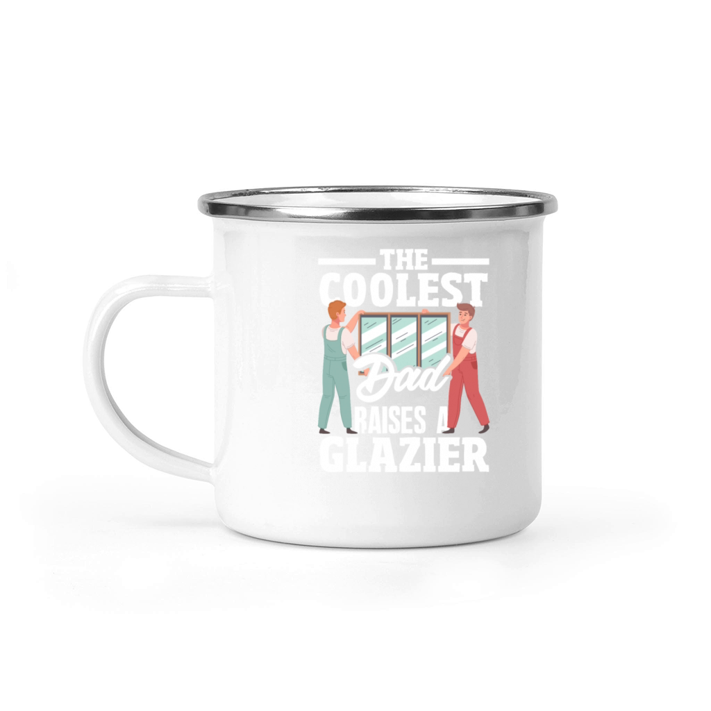 Funny Glazier Gift Camping Mug