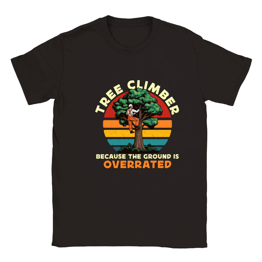 Arborist Tree Climber Because The Forest Worker Classic Kids Crewneck T-shirt