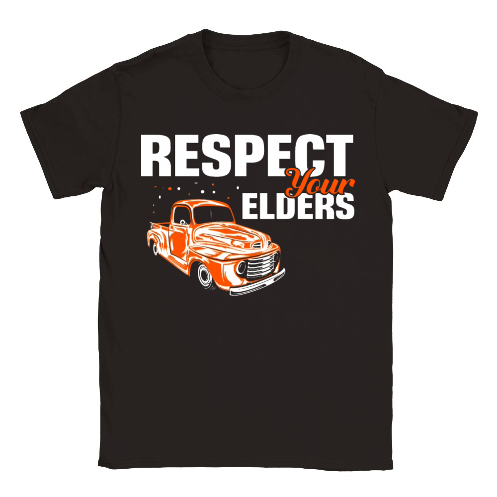 Respect Your Elders 1st Gen Classic Vintage Truck Classic Kids Crewneck T-shirt