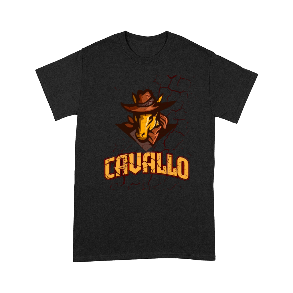 Cavallo Wild West Horse Graphic T-Shirt Comfort T-shirt