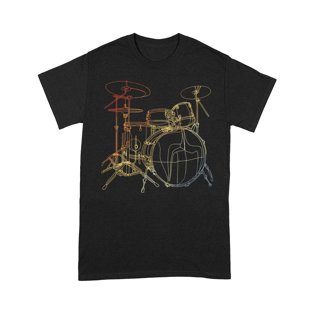 Drum Kit Vintage Look Comfort T-shirt