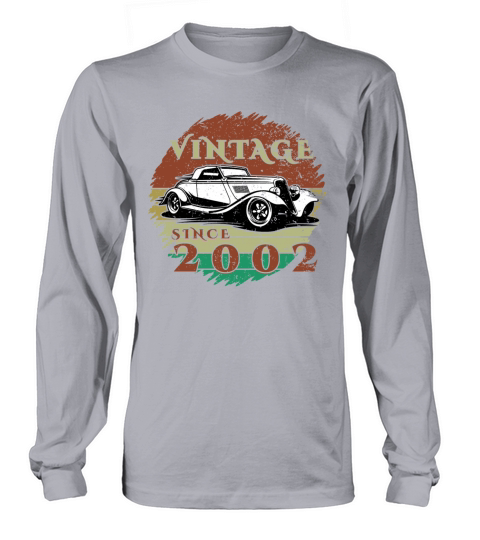 22nd birthday Classic Car - Vintage since 2002 Long sleeved Unisex