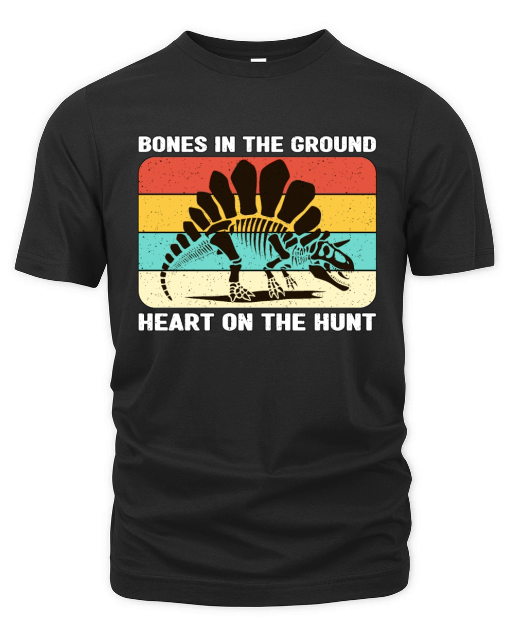 Fossil Hunter Bones In The Ground Paleontologist Organic Unisex T-shirt