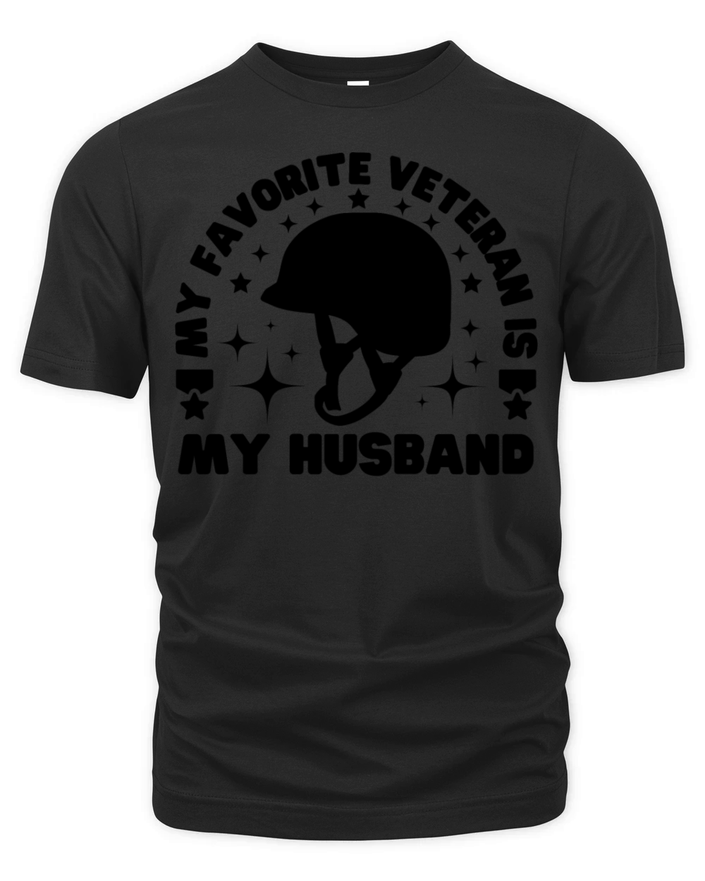My Favorite Veteran Is My Husband Organic Unisex T-shirt