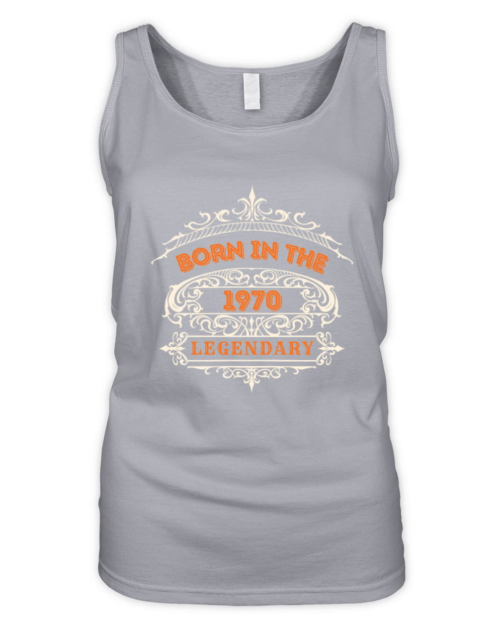 Born in the 1970s - Legendary Vintage Design Organic Women's Tank Top