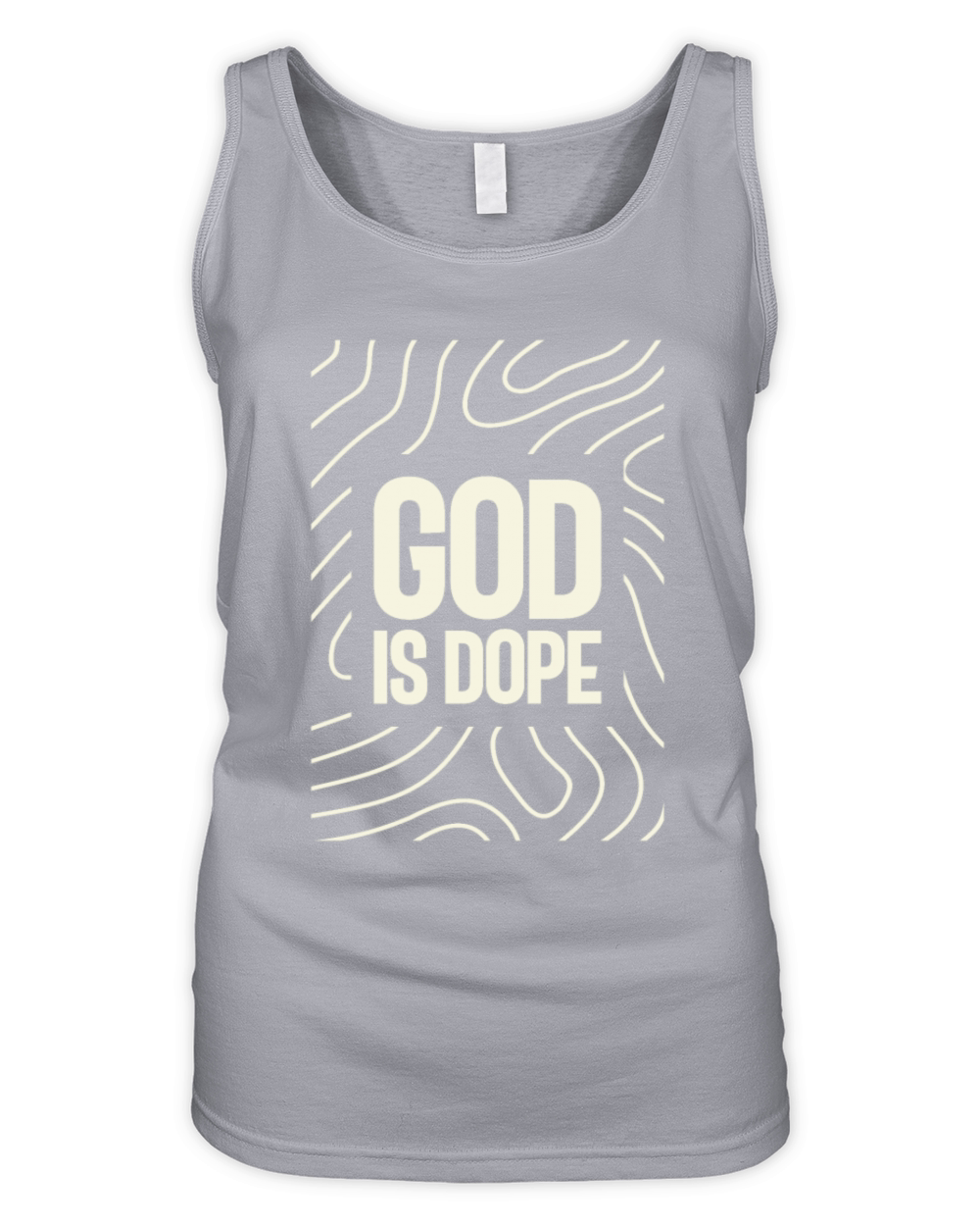 Spiritual Swagger - God Is Dope - Christian Organic Women's Tank Top