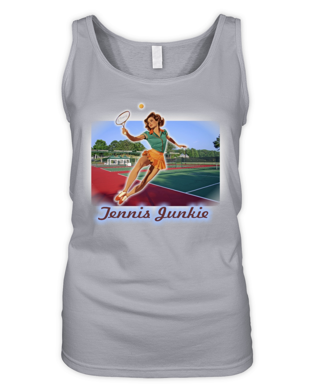 tennis junkie Organic Women's Tank Top