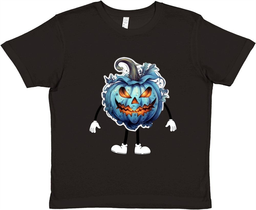 halloween GHOST HAPPY HALLOEEN Premium Kids Crewneck T-shirt